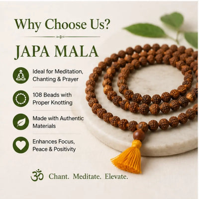 <strong>Japa Mala 108 Beads for Meditation & Chanting </strong>